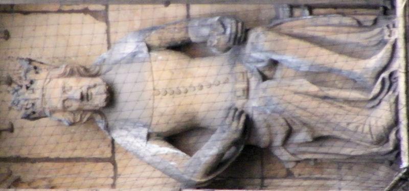 Lincoln Cathedral - St Mary gallery of kings carved 1350-80